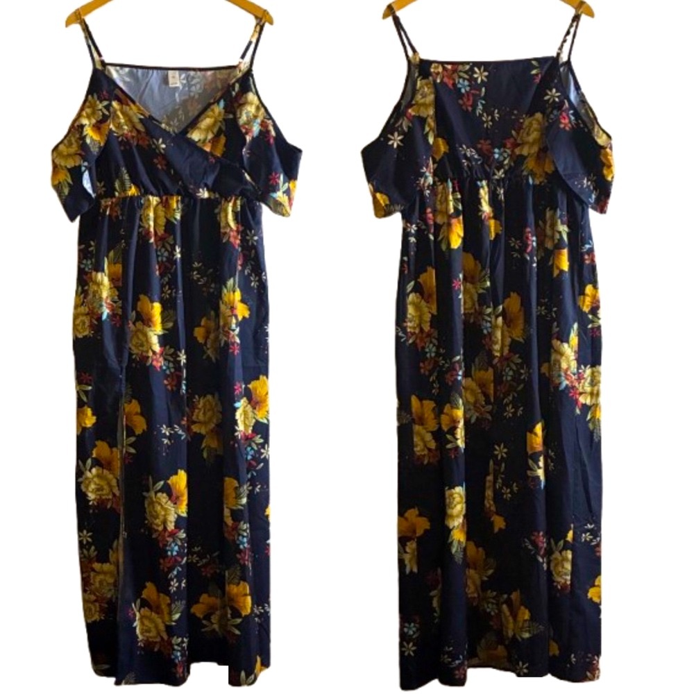 Floral Spaghetti Strap Maxi Dress NWOT